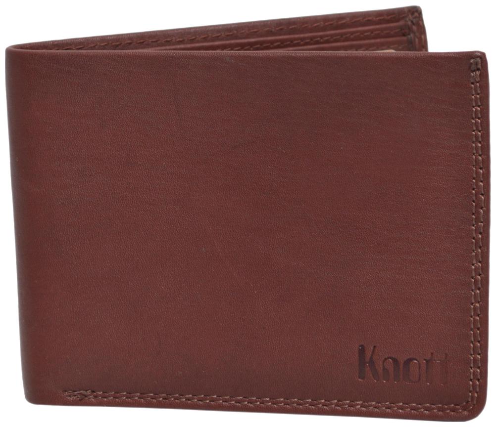 

Knott Brown Trendy Leather Wallet for Men