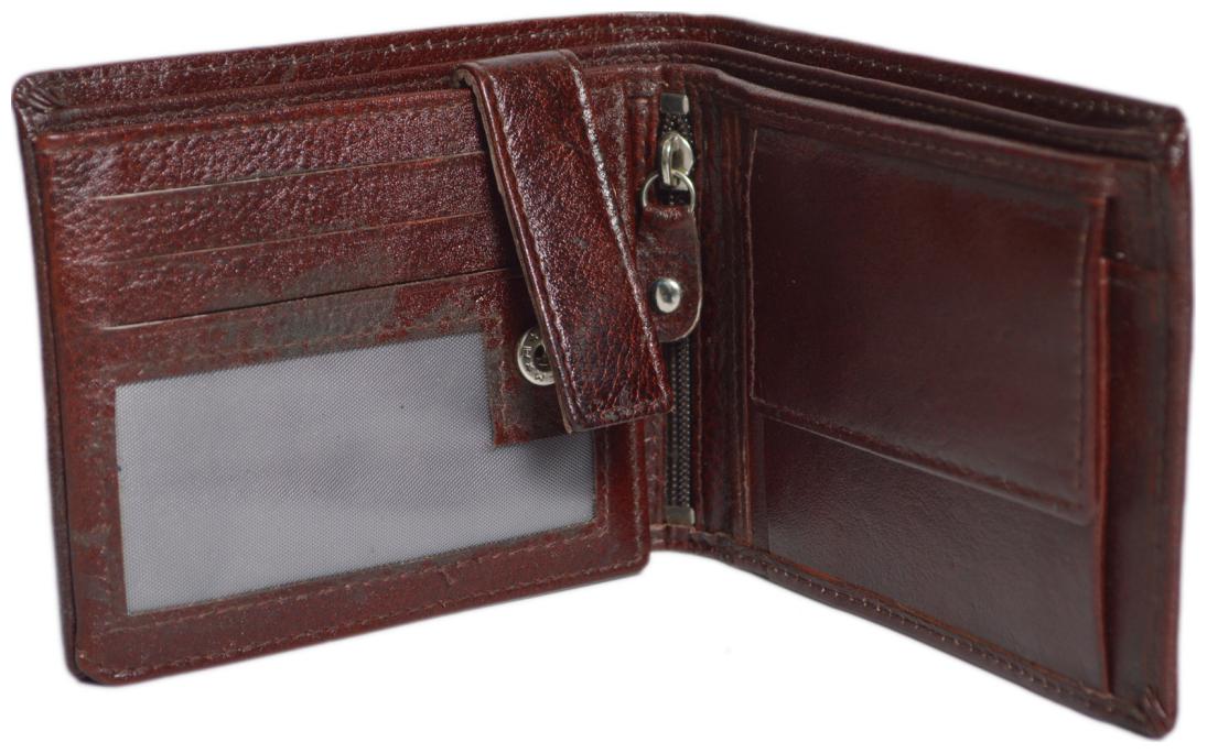 

Knott Brown Trendy Leather Wallet for Men