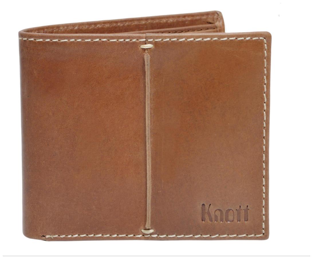 

Knott Brown Trendy Leather Wallet for Men