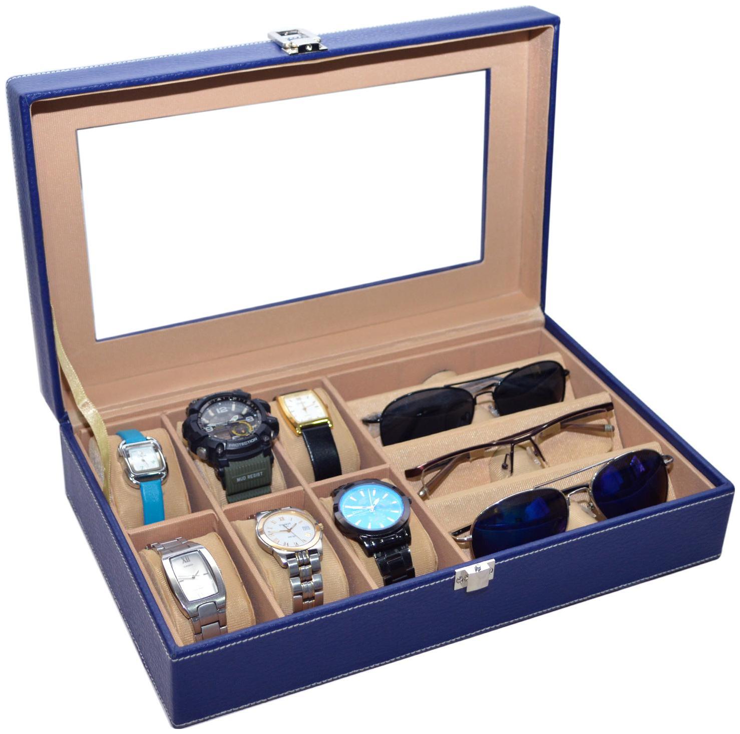 

Knott Exclusive Blue Watch cum Spectacle Sunglasses Case