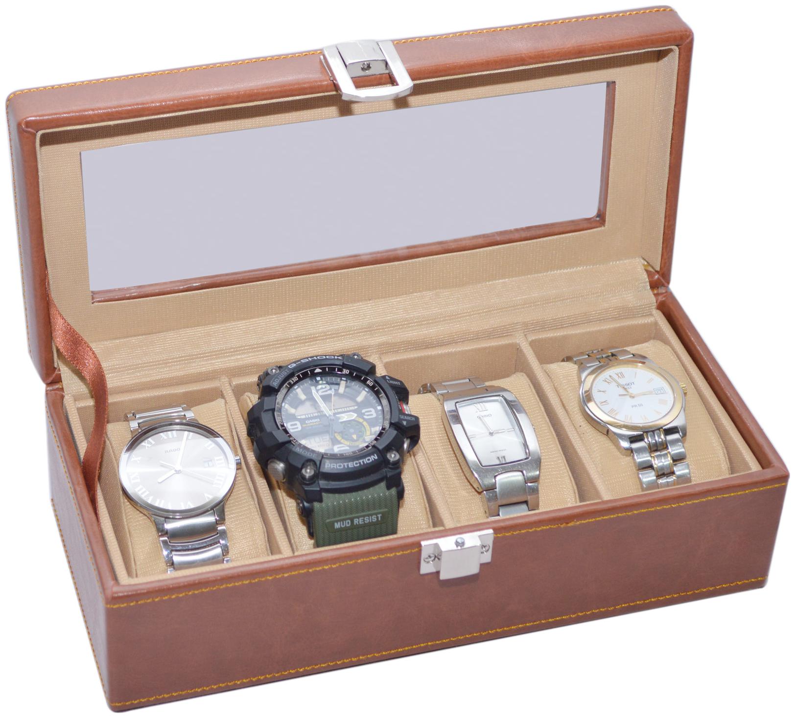 

Knott Exclusive Tan 4 Pillow Watch case