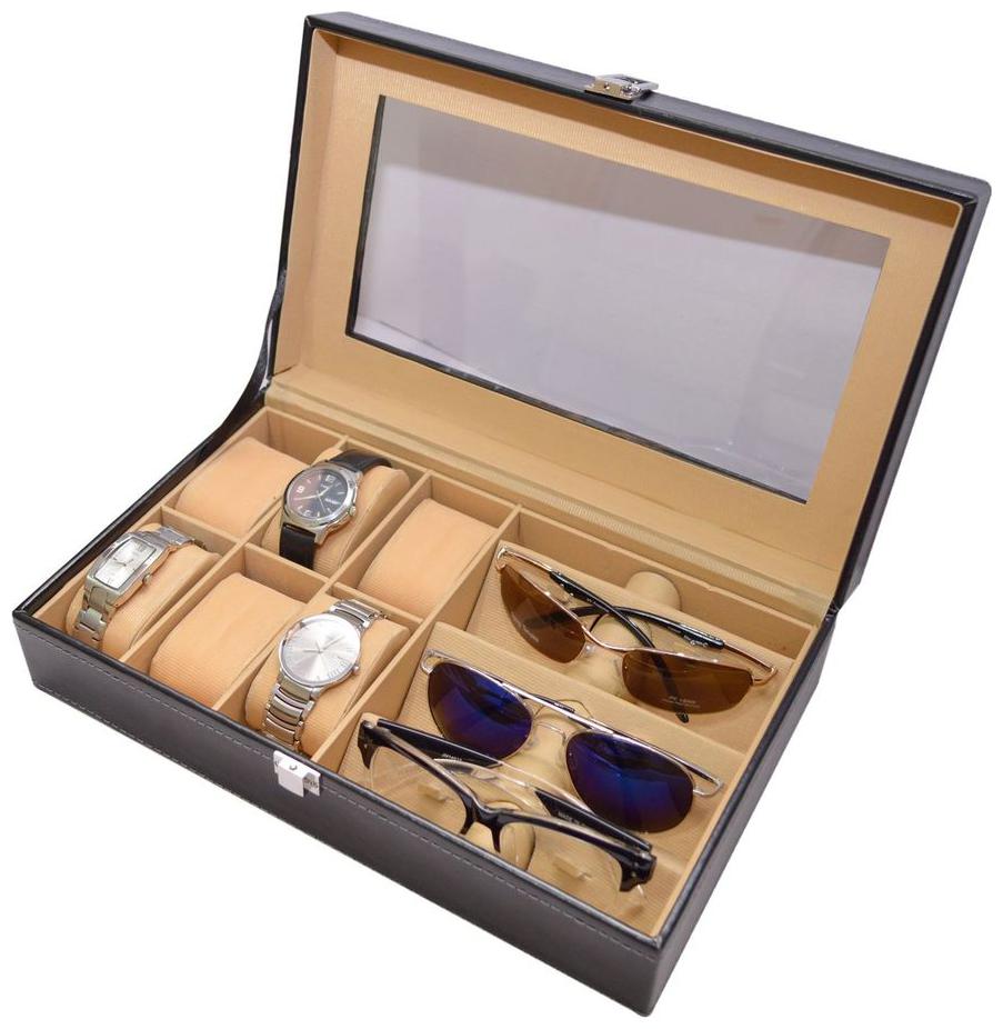 

Knott Exclusive Black Watch cum Spectacle Sunglasses Case