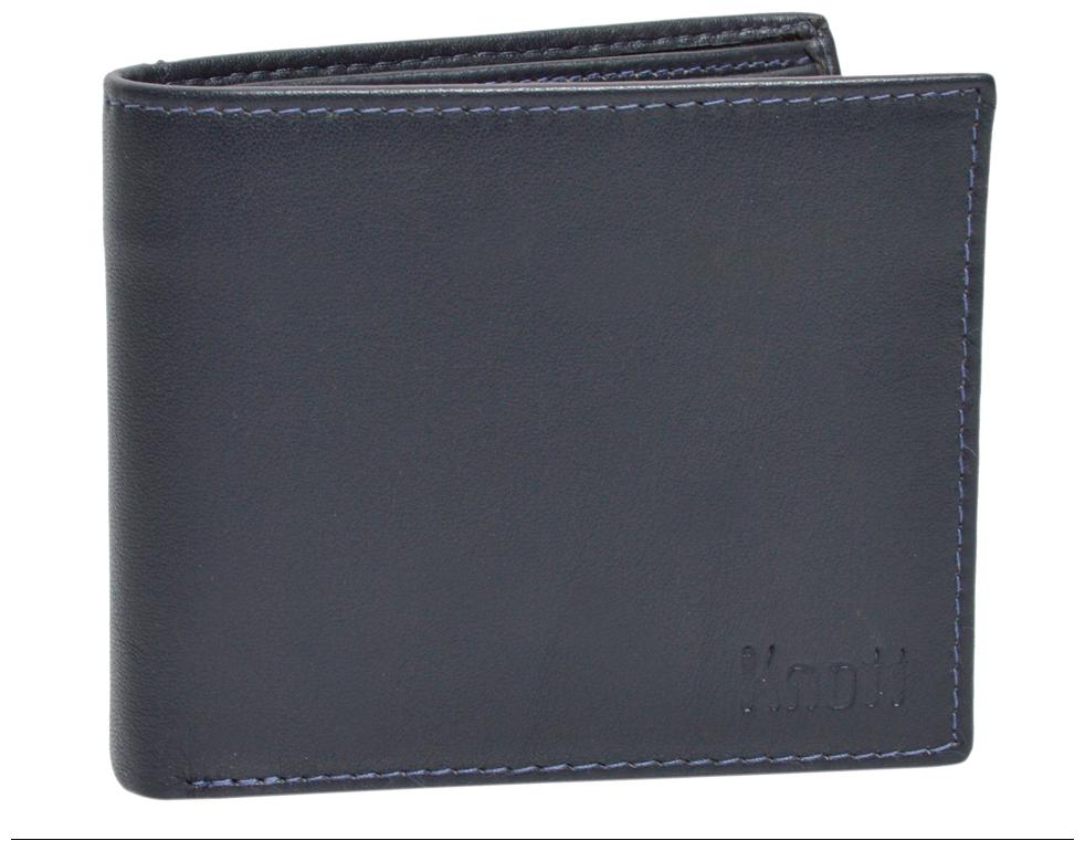 

Knott Navy Blue Exclusive Leather Wallet for Men