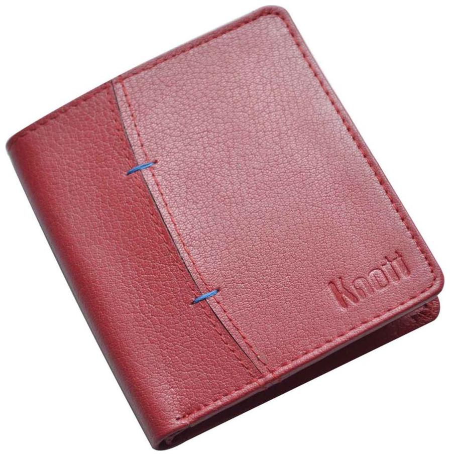 

Knott Red Exclusive Leather Wallet for Men