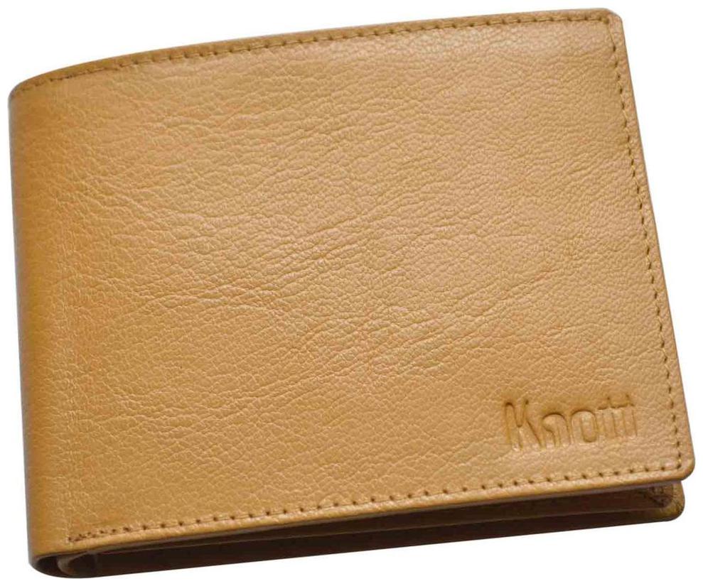 

Knott yellow Exclusive Leather Wallet for Men