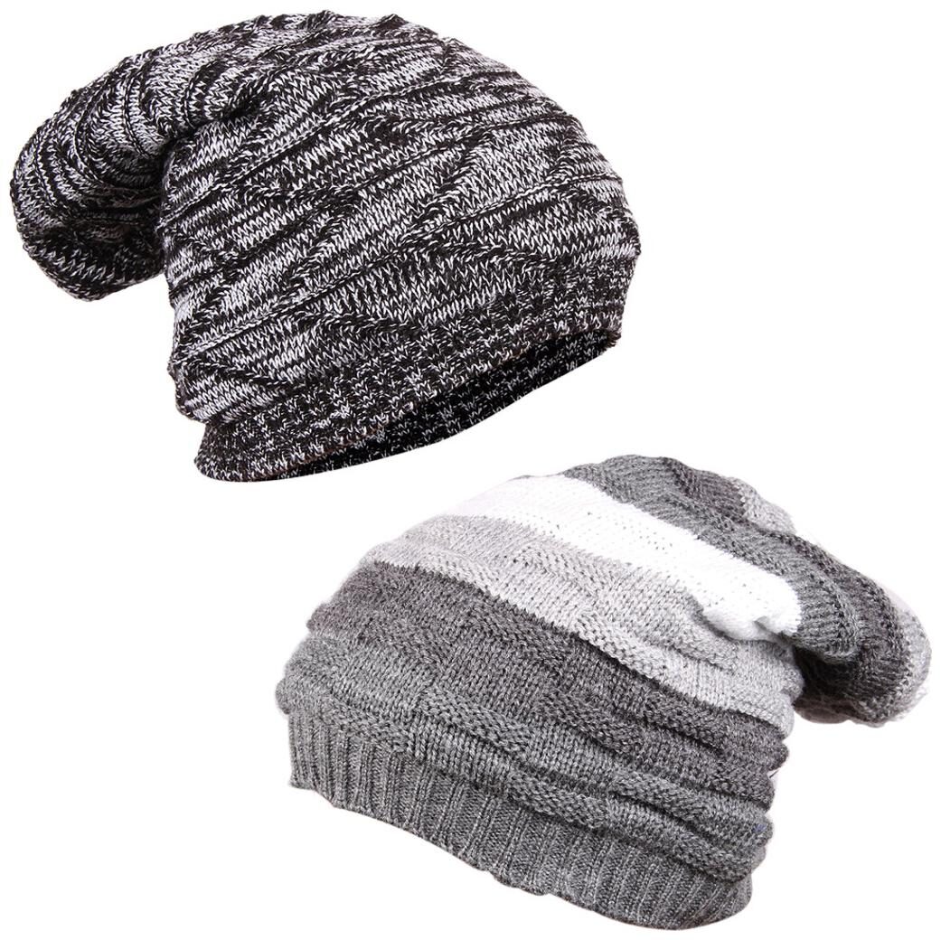 

KNOTYY Woolen Beanie Caps Combo