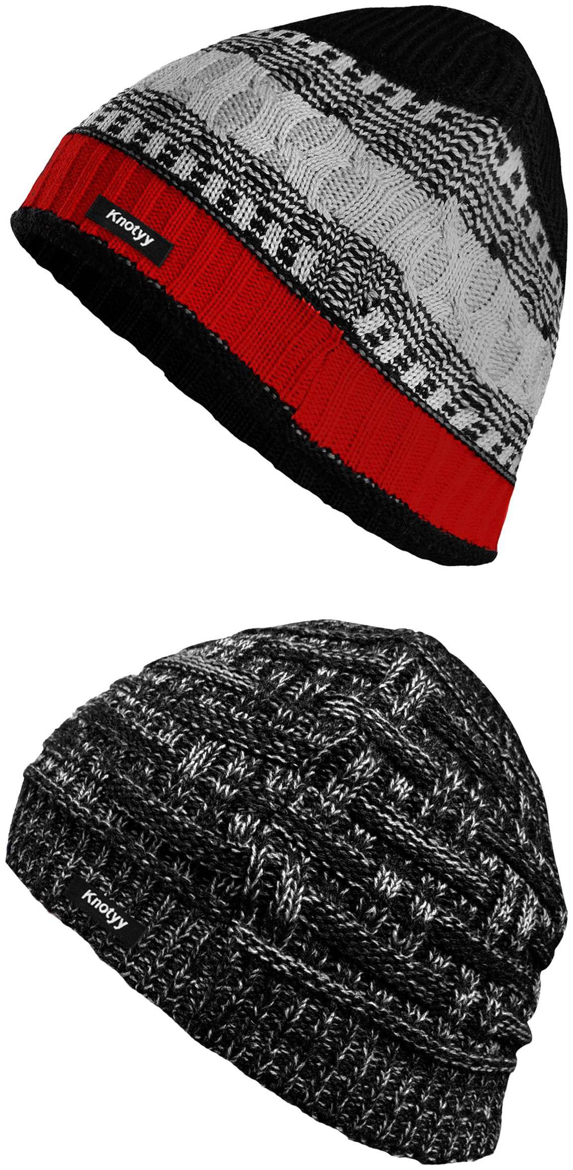 

Knotyy Woolen Beanie Cap Combo
