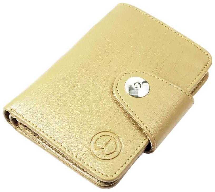 

KnW Men Leather Long Wallet Wallet - Beige