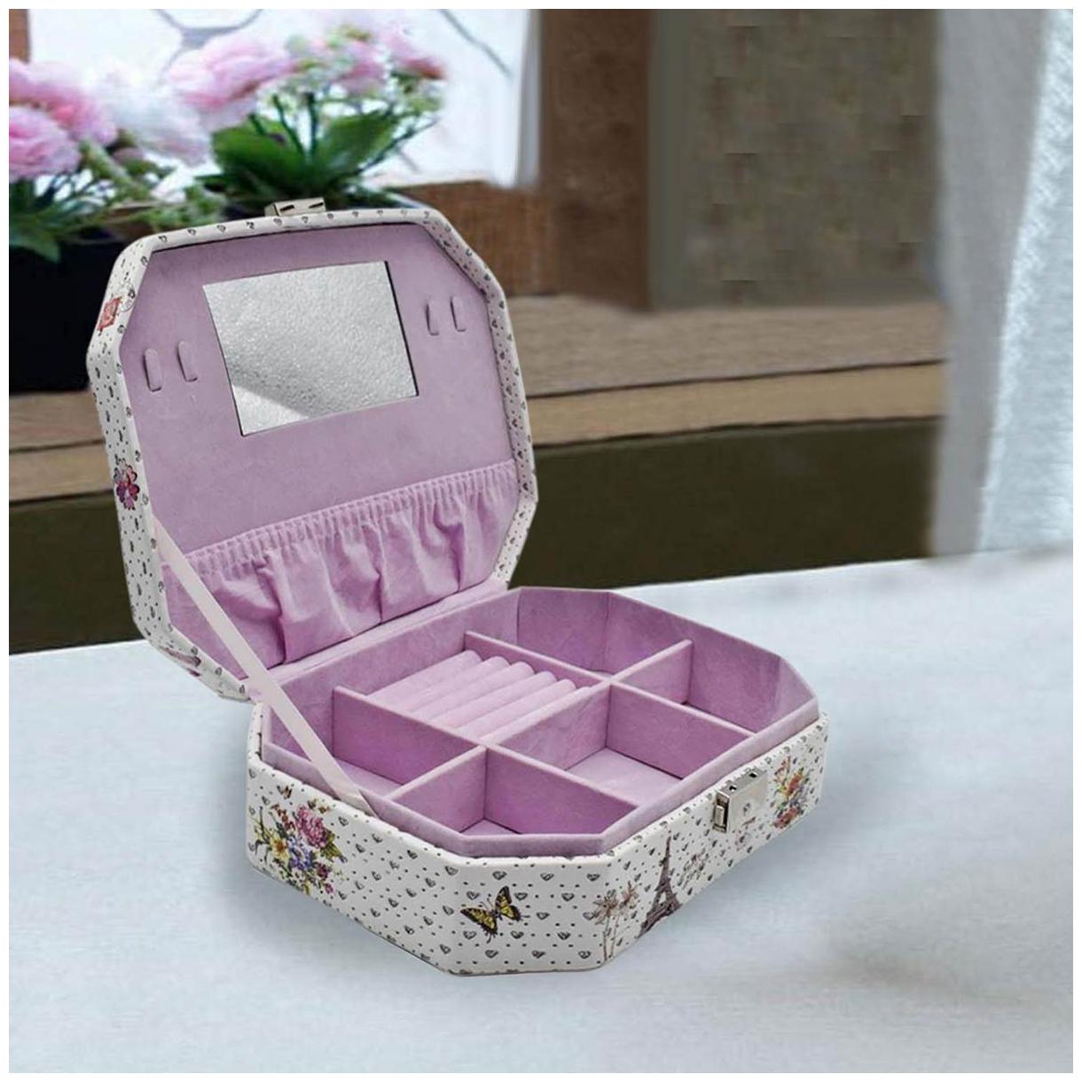 

Kookee Jewellery Organizer Box with Mirror