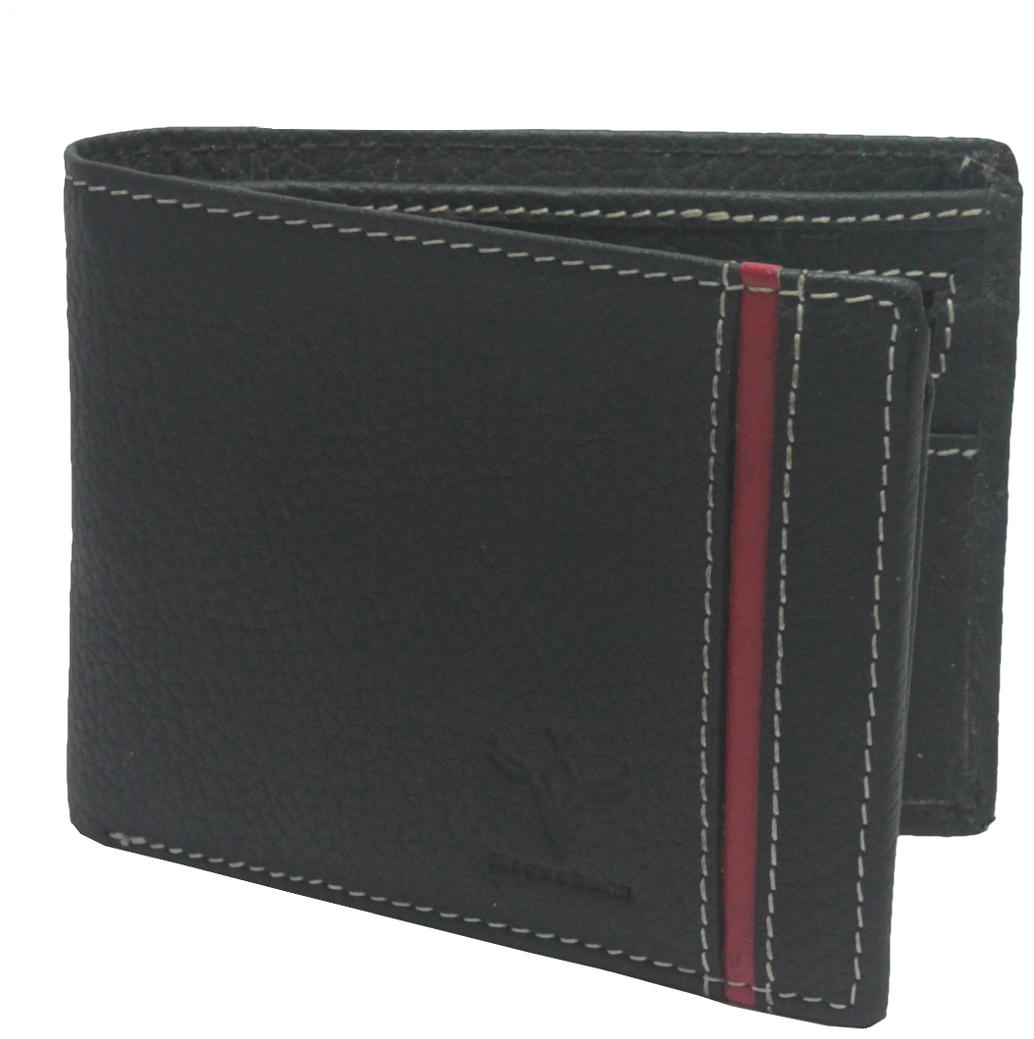

Krosshorn Men Black Leather Bi-Fold Wallet ( Pack of 1 )