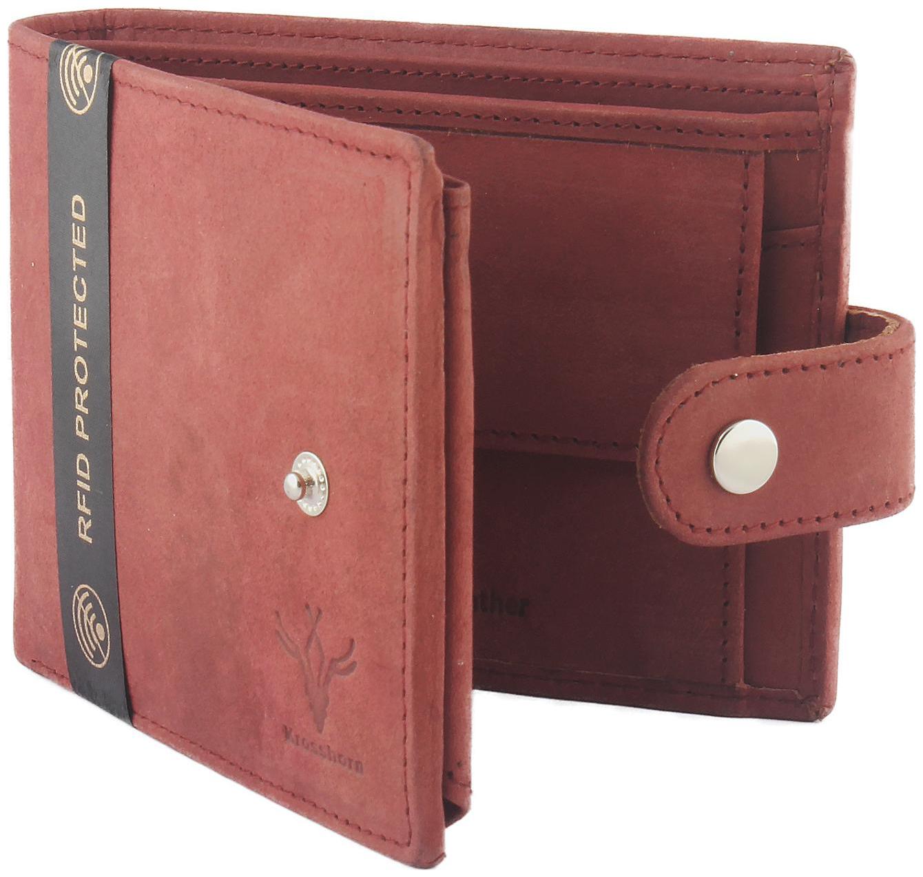 

Krosshorn Men Brown Leather Bi-Fold Wallet ( Pack of 1 )
