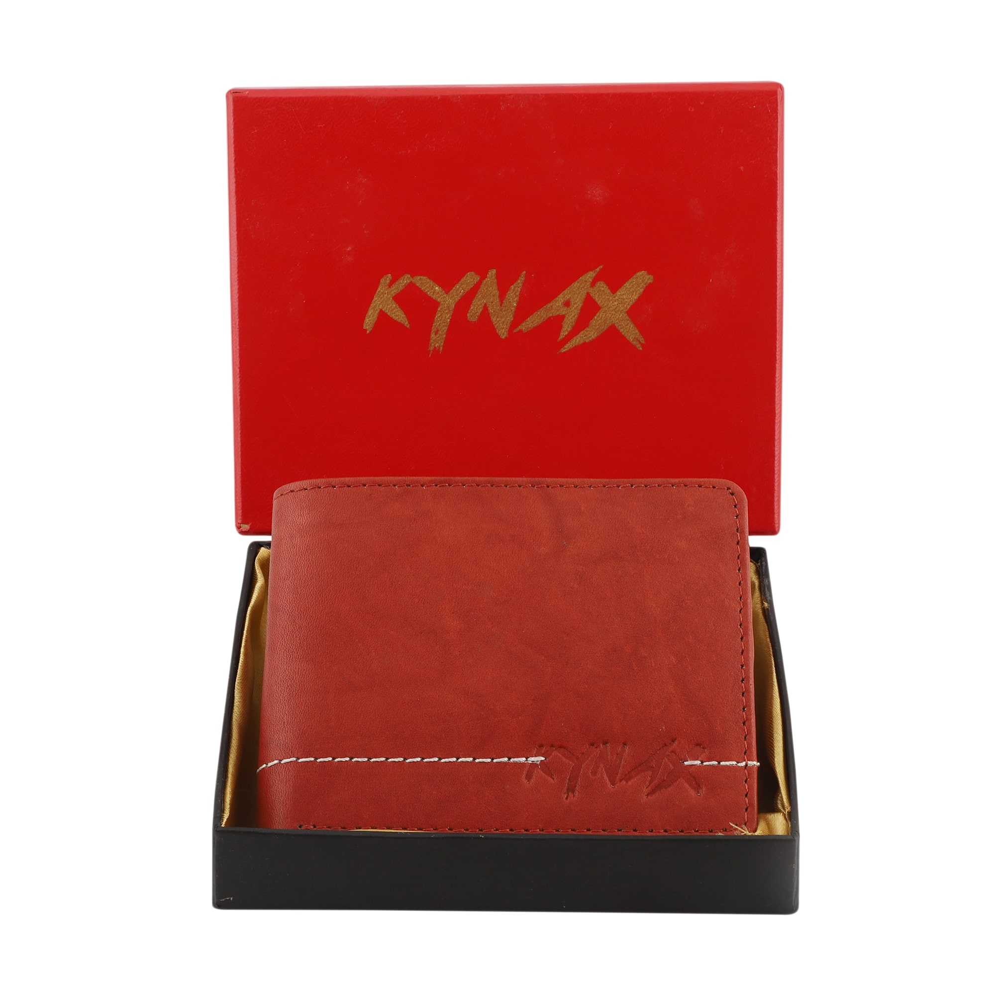 

KYNAX Men Maroon Leather Bi-Fold Wallet ( Pack of 1 )