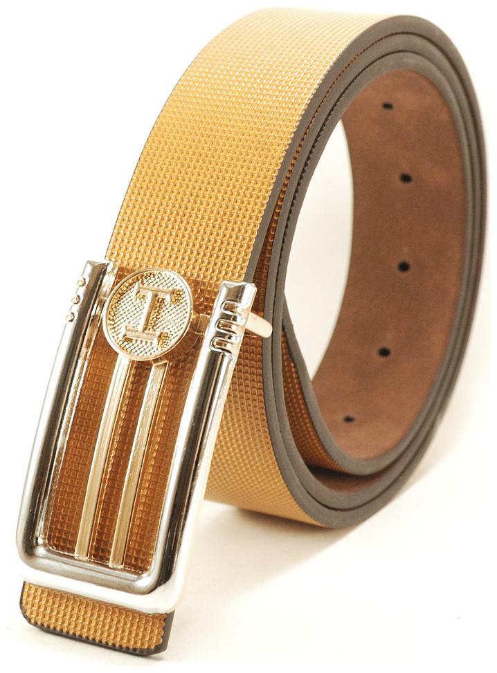 

L B Collections DERRYDAX Brand High Quality P U Leather Tan Colour Belt - BEL024