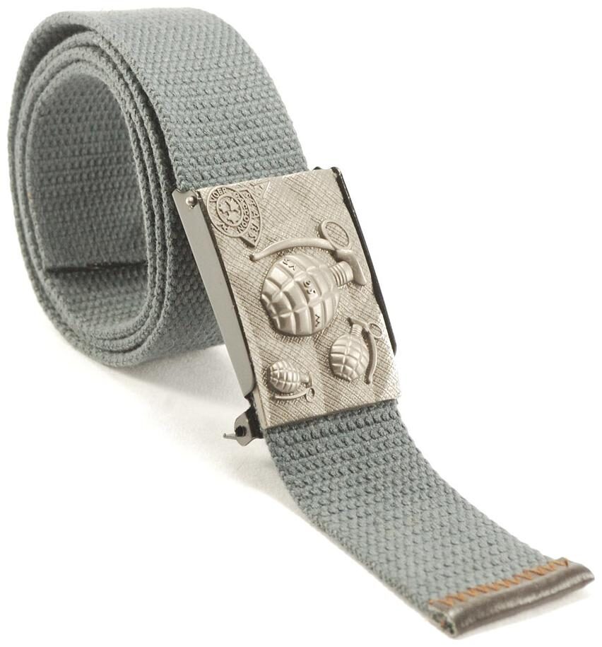 

L B Collections Derrydax Cotton Fabric Blue Color Autolock Belt - belt056