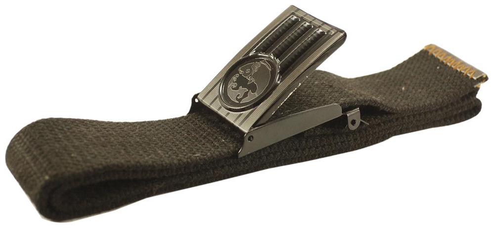 

L B Collections DERRYDAX Cotton Fabric Black Color Autolock Belt - Fab-01