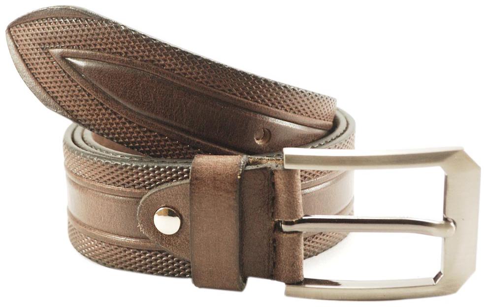 

L B Collections Derrydax Branded Genuine Leather Brown Colour Belt - L-15