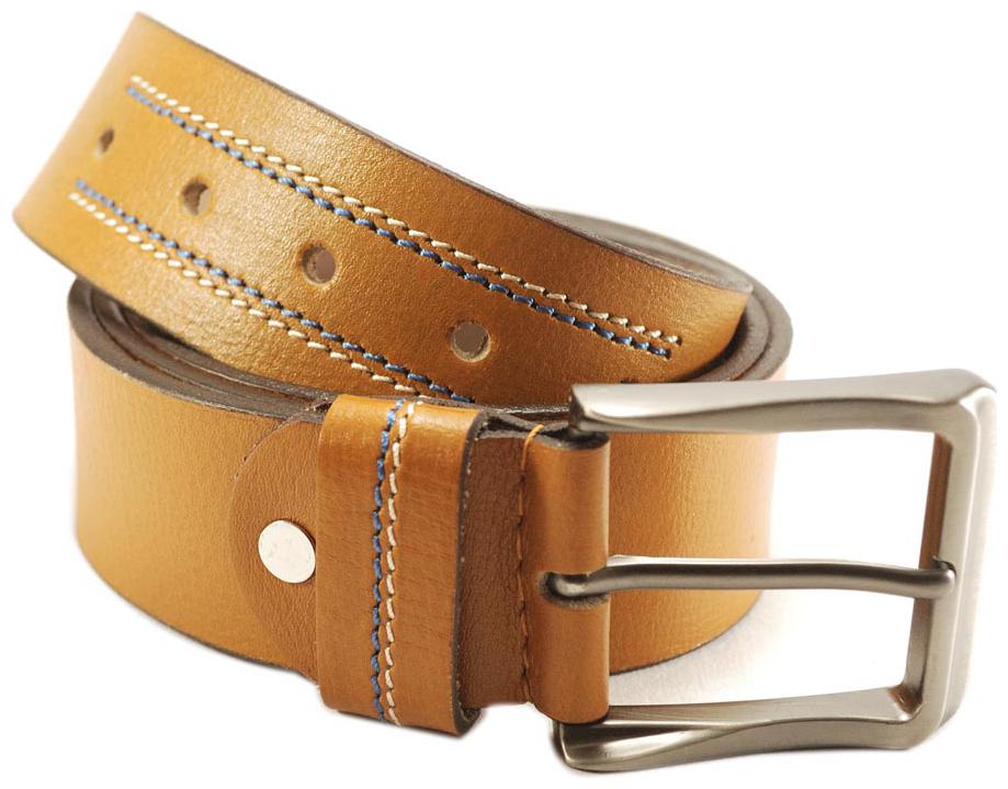

L B Collections Derrydax Branded Genuine Leather Tan Colour Belt - L-20