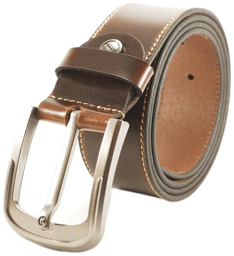 

L B Collections Derrydax Branded Genuine Leather Brown Colour Belt - L-9