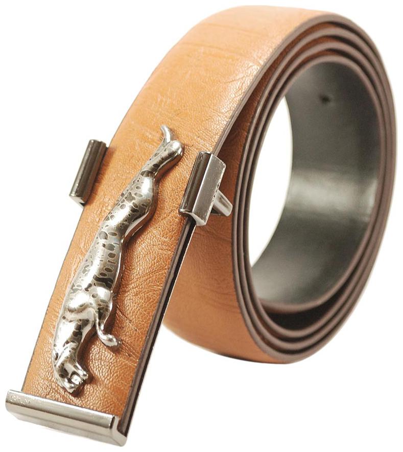 

L B Collections Derrydax Brand High Quality P U Leather Fancy Tan Belt - Pu-21