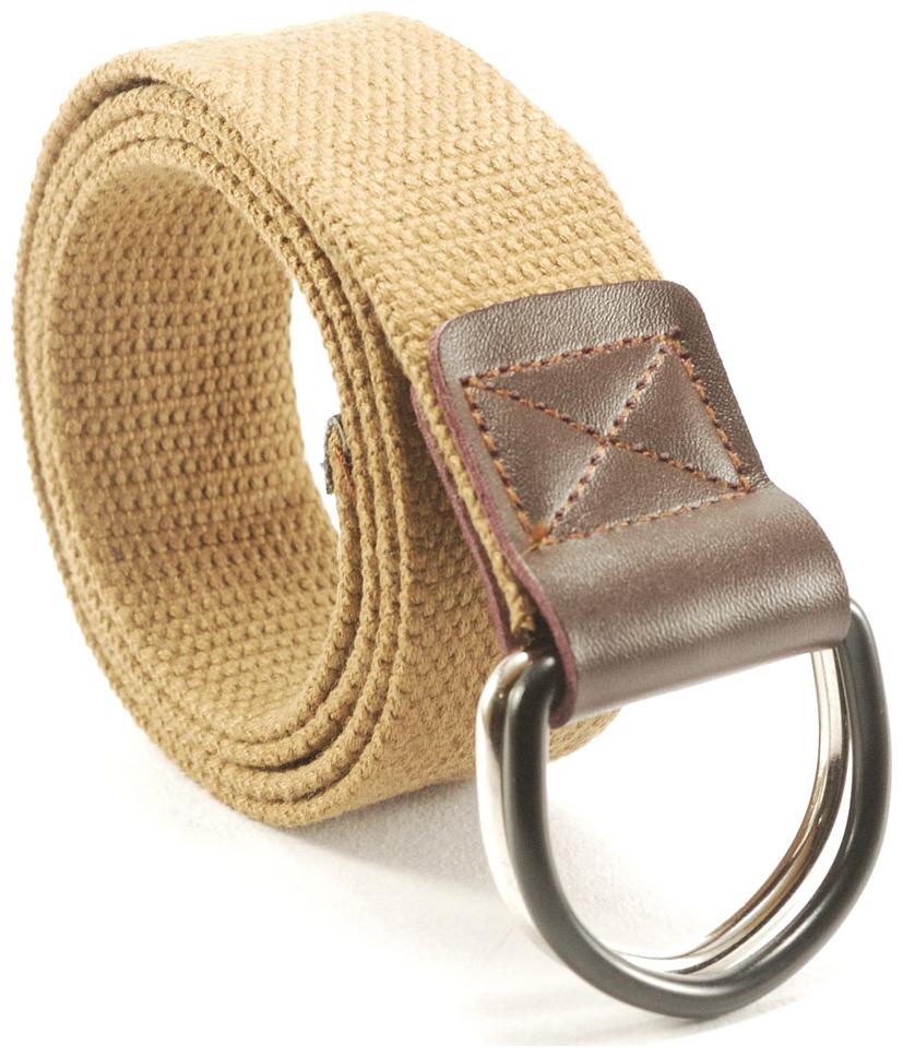 

L B Collections Derrydax Cotton Fabric Khaki Color Autolock Belt - belt067