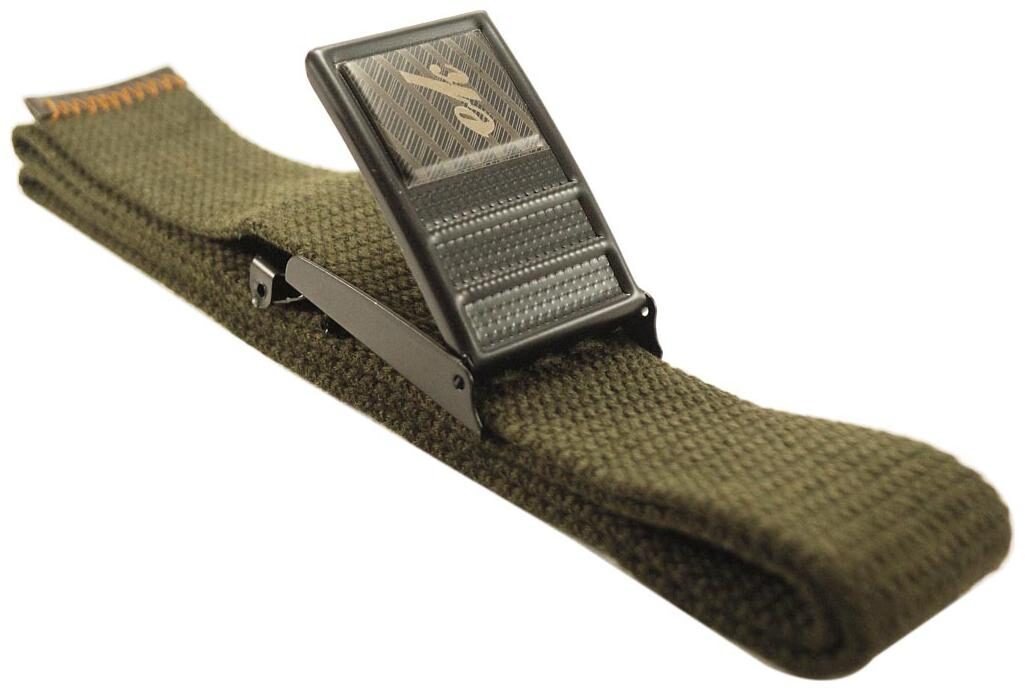 

L B Collections DERRYDAX Cotton Fabric Green Color Autolock Belt - Fab-03