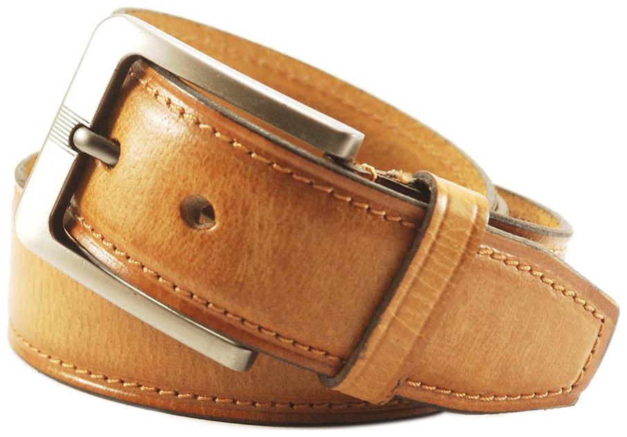

L B Collections Derrydax Brand Genuine Leather Fancy Tan Colour Belt -L-3
