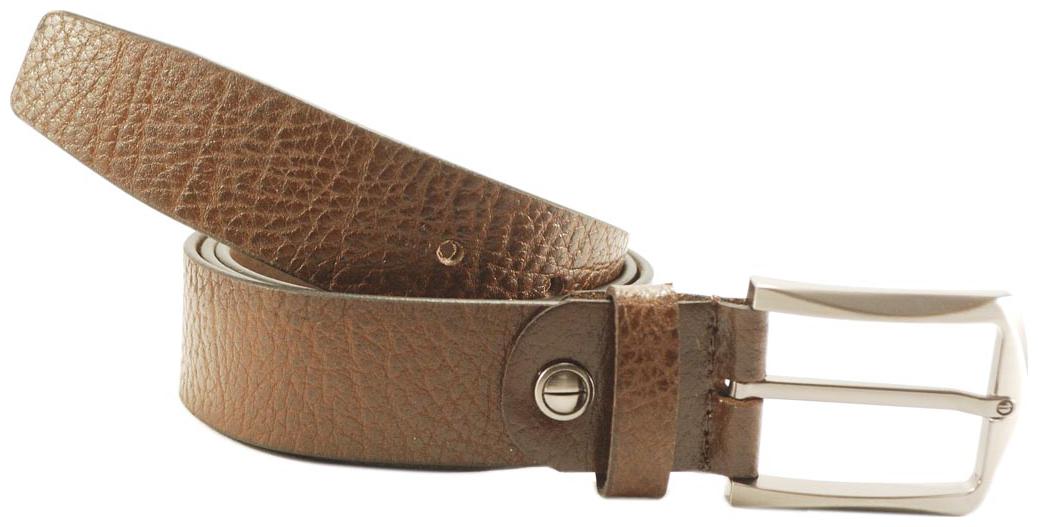 

L B Collections Derrydax Branded Genuine Leather Brown Colour Belt - L-11