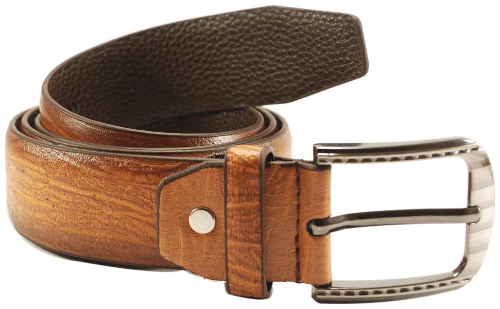 

L B Collections Derrydax Brand High Quality P U Leather Fancy Tan Belt - Pu-04