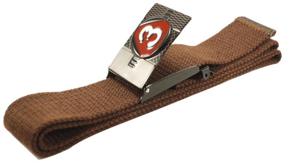 

L B Collections DERRYDAX Cotton Fabric Brown Color Autolock Belt - Fab-09