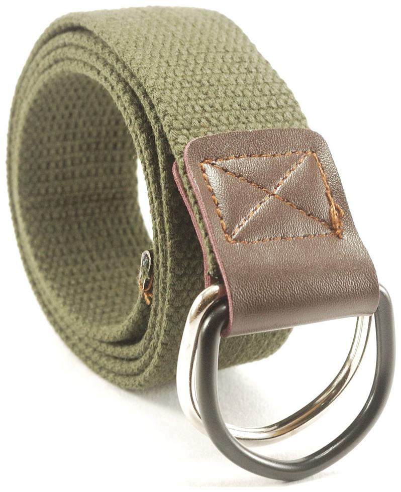 

L B Collections Derrydax Cotton Fabric Green Color Autolock Belt - belt070