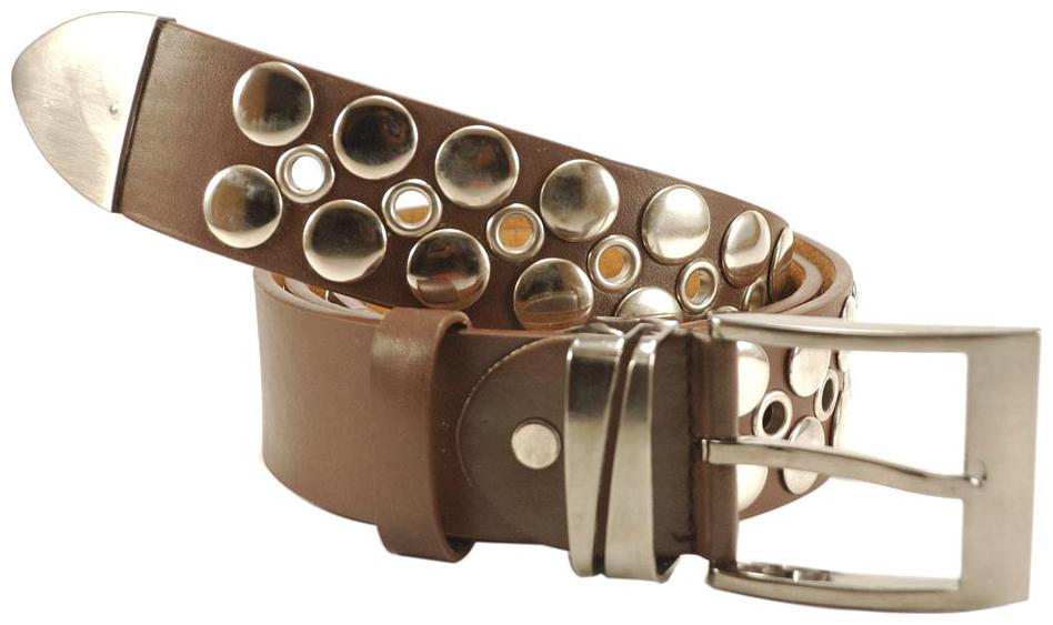 

L B Collections Derrydax Brand High Quality P U Leather Fancy Brown Belt - Pu-32