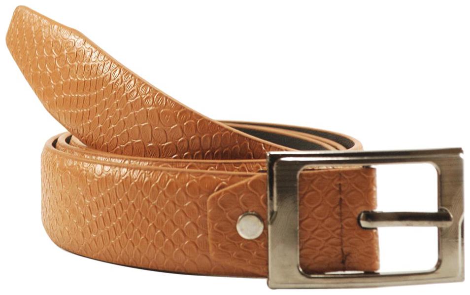 

L B Collections Derrydax Brand High Quality P U Leather Fancy Tan Belt - Pu-16