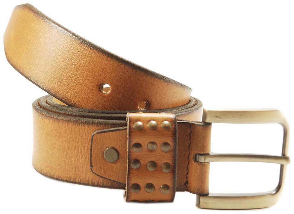 

L B Collections Derrydax Branded Genuine Leather Tan Colour Belt - L-4