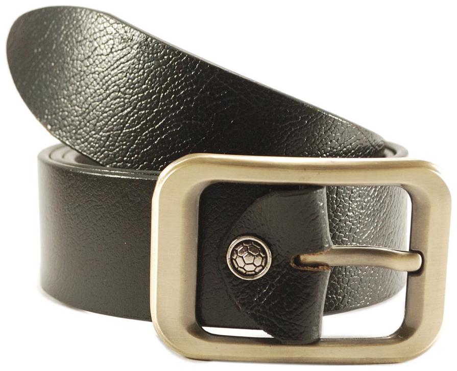

L B Collections Derrydax Branded Genuine Leather Black Colour Belt - L-22