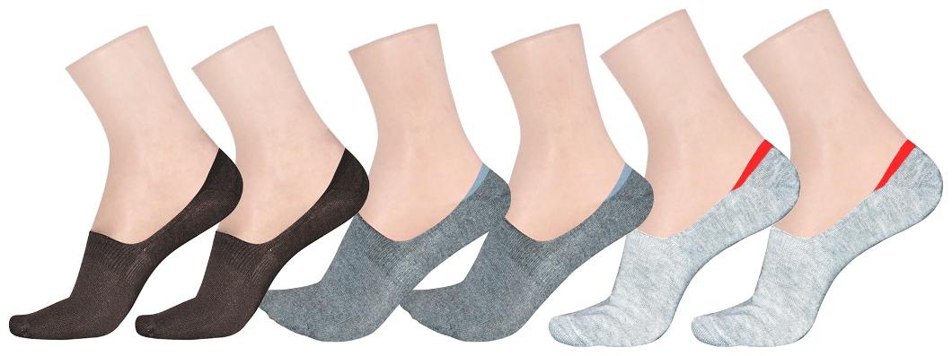 

LA SMITH Men s Cotton Blend No Show Socks Pack of 6 Invisible Loafer Socks