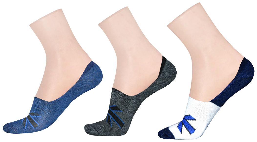 

LA SMITH Men s Cotton Blend No Show Socks Pack of 3 Invisible Loafer Socks