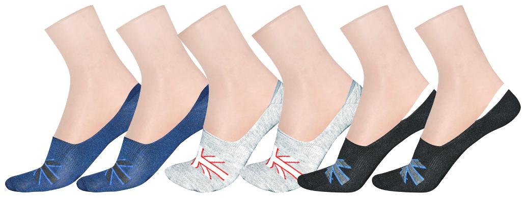 

LA SMITH Men s Cotton Blend No Show Socks Pack of 6 Invisible Loafer Socks