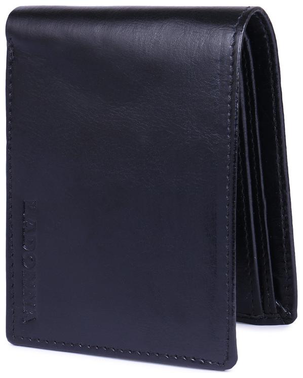 

LADONNA Men Black Pu Bi-Fold Wallet ( Pack of 1 )