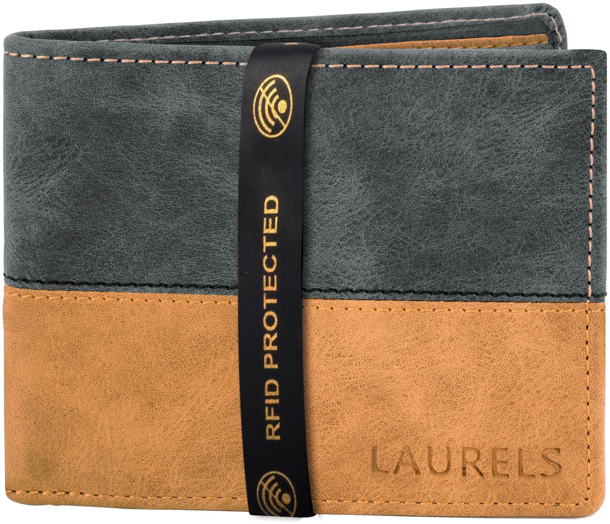 

Laurels Men Black Synthetic leather Bi-Fold Wallet ( Pack of 1 )