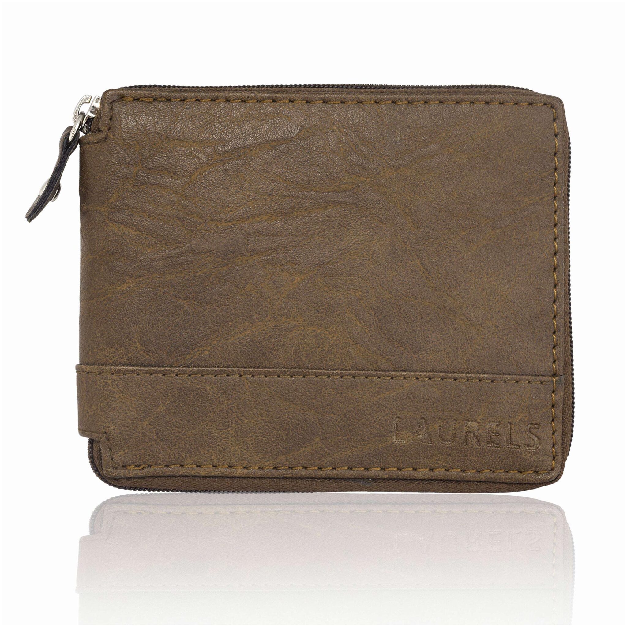 

Laurels Men Brown Leather Bi-Fold Wallet ( Pack of 1 )