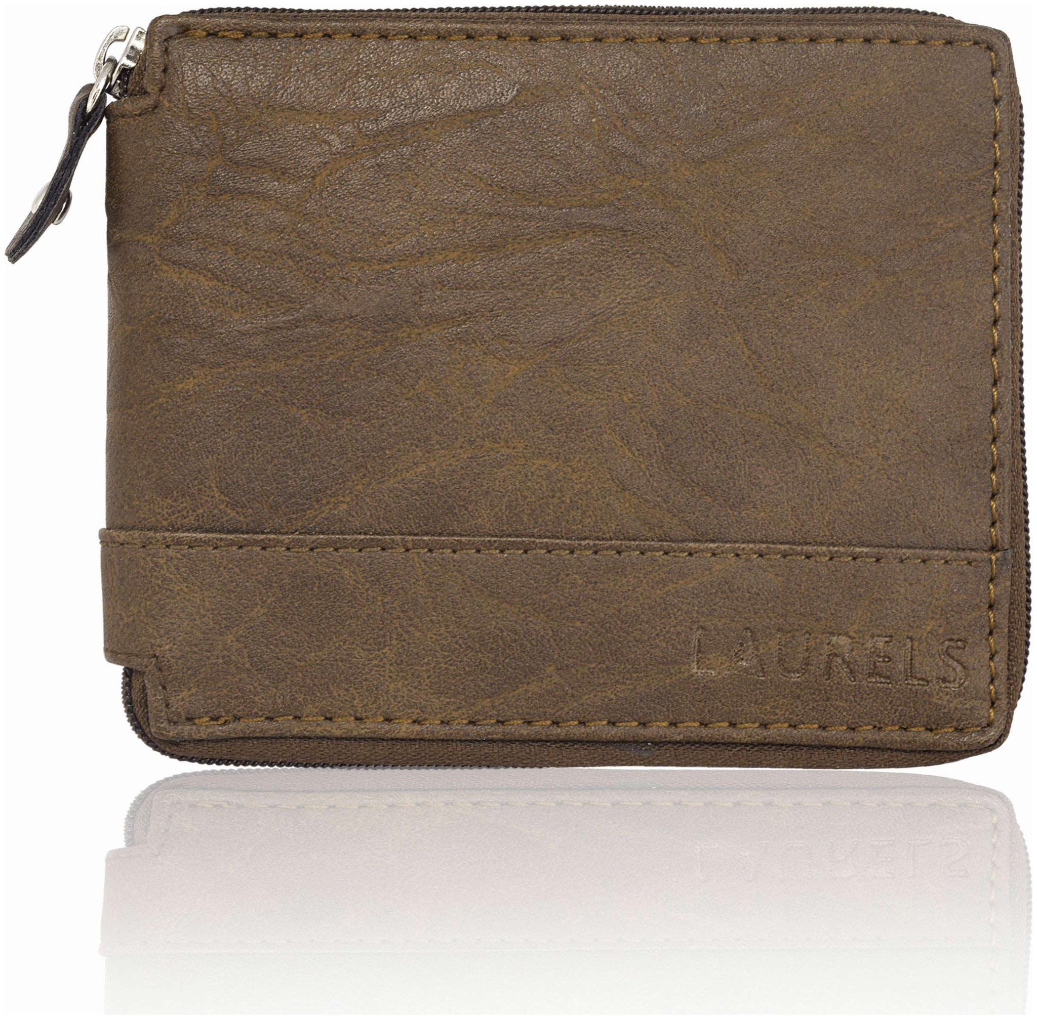 

Laurels Men Brown Leather Bi-Fold Wallet ( Pack of 1 )