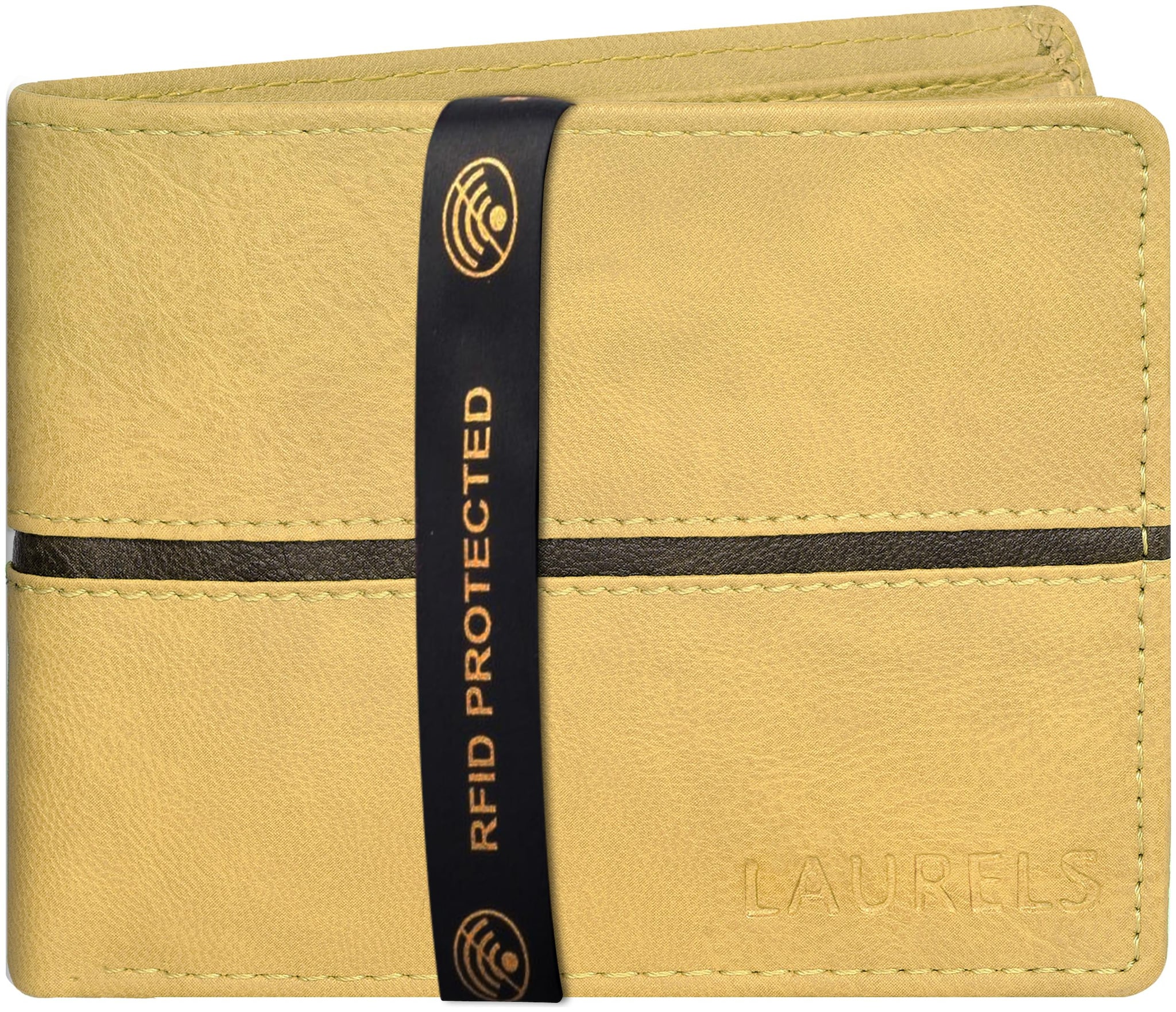 

Laurels Men Tan Synthetic leather Bi-Fold Wallet ( Pack of 1 )