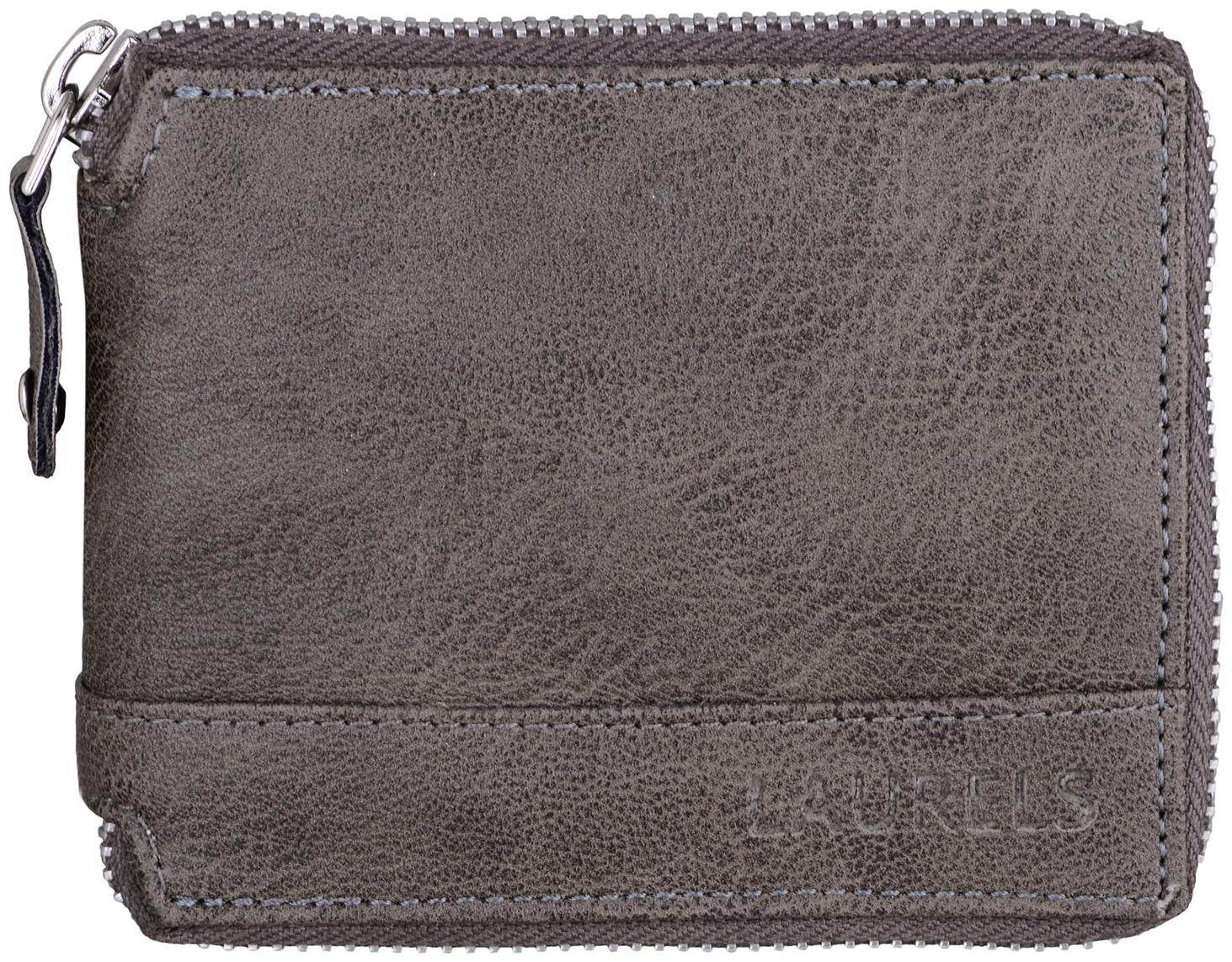 

Laurels Men Grey Leather Bi-Fold Wallet ( Pack of 1 )