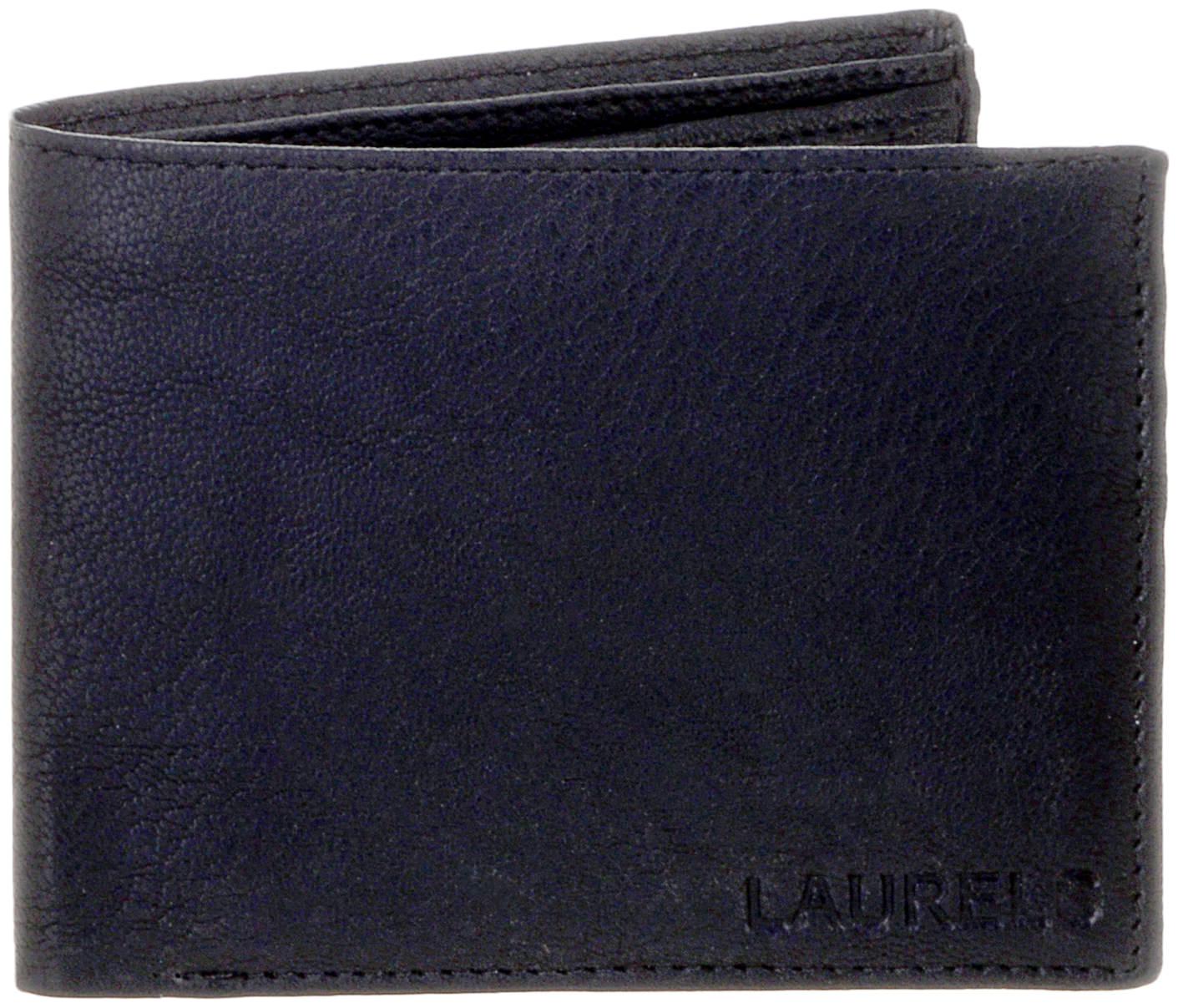 

Laurels Men Black Leather Bi-Fold Wallet ( Pack of 1 )