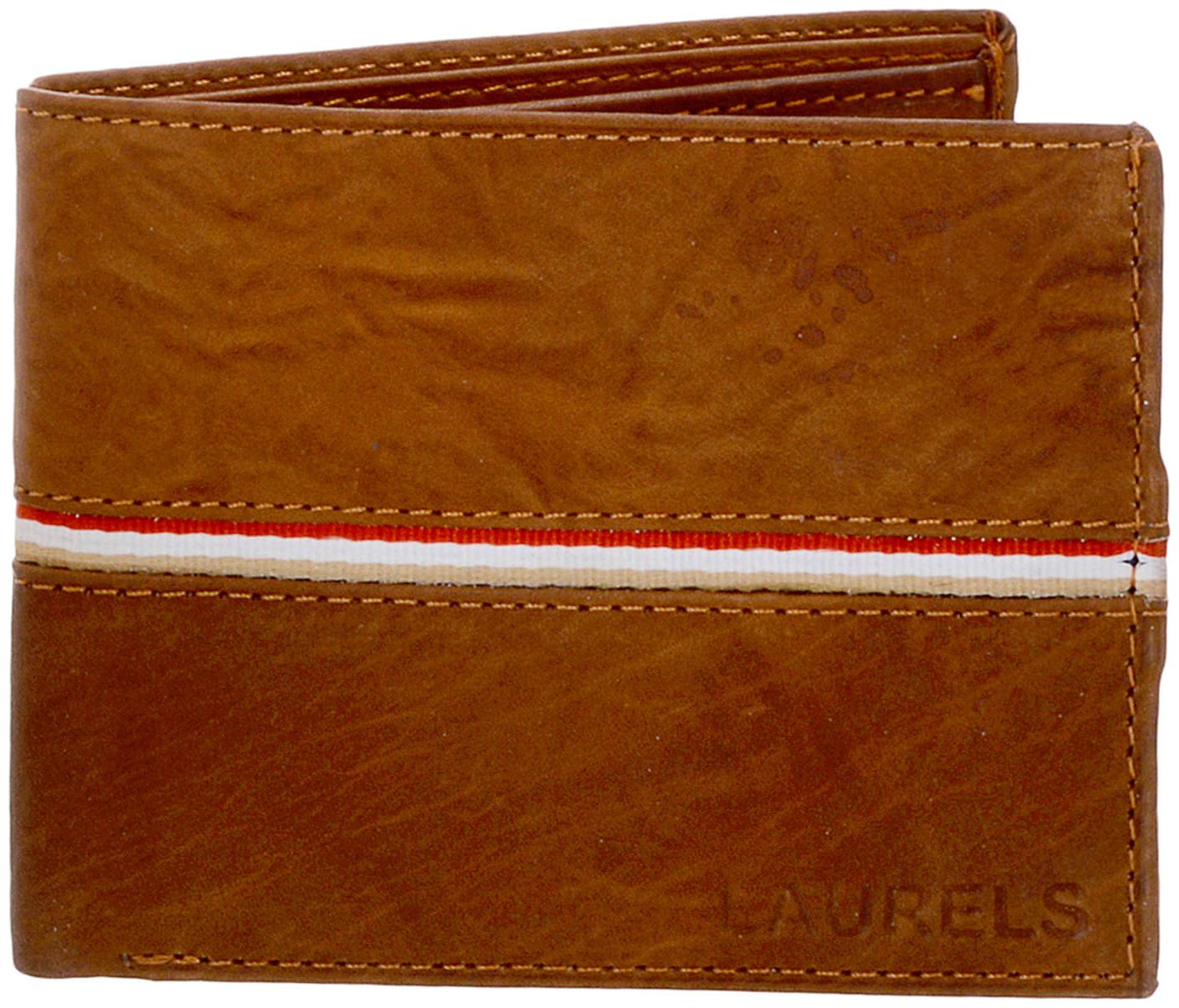 

Laurels Men Tan Leather Bi-Fold Wallet ( Pack of 1 )