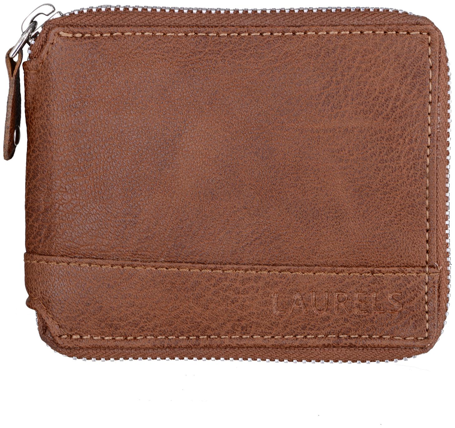 

Laurels Men Brown Leather Bi-Fold Wallet ( Pack of 1 )