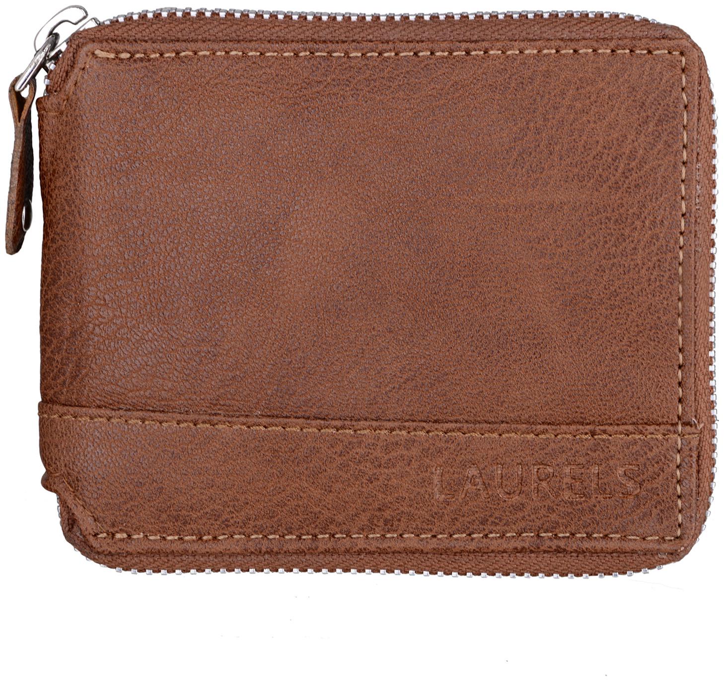 

Laurels Men Brown Leather Bi-Fold Wallet ( Pack of 1 )