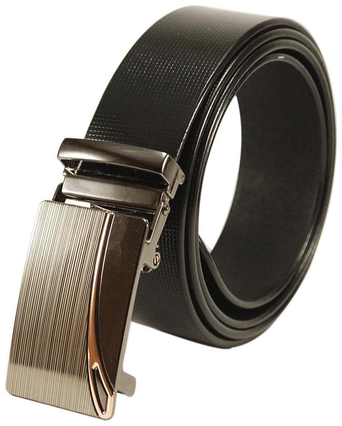 

Lb Collections Derry dax Branded Genuine Leather Formal Auto lock Black Belt - Auto - 23