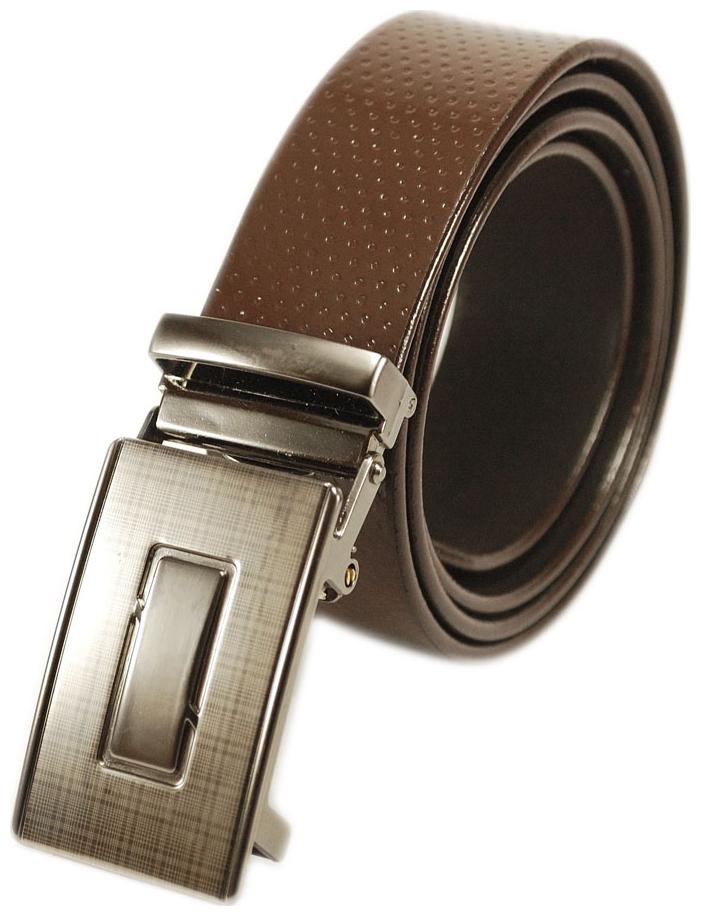 

Lb Collections Derry dax Branded Genuine Leather Formal Auto lock Brown Belt - Auto - 30