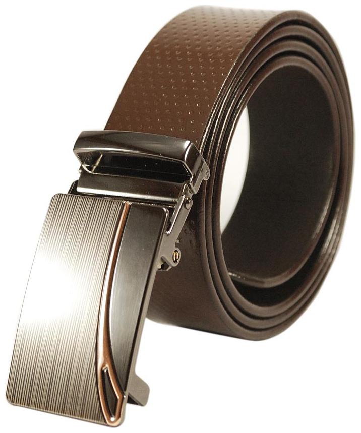 

Lb Collections Derry dax Branded Genuine Leather Formal Auto lock Brown Belt - Auto - 26
